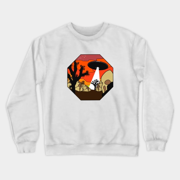 Joshua Tree UFO Crewneck Sweatshirt by Nerdpins